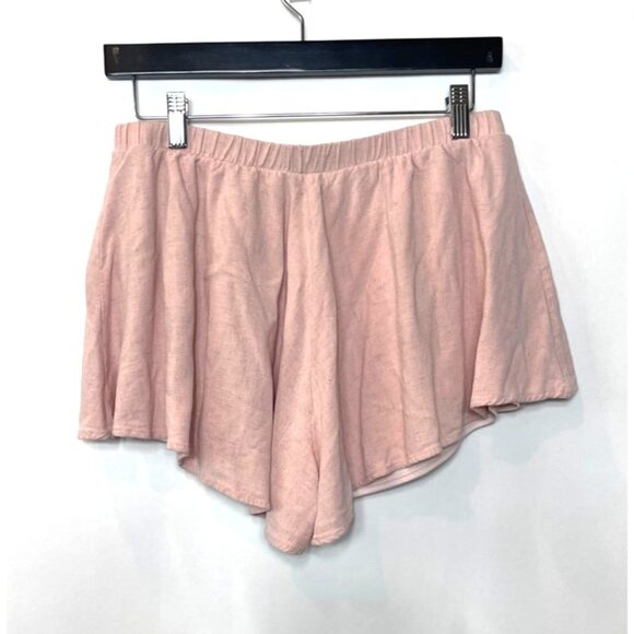 Alter'd State Flowing Elastic Waistband Shorts Blush Pink Size Medium - Picture 3 of 6